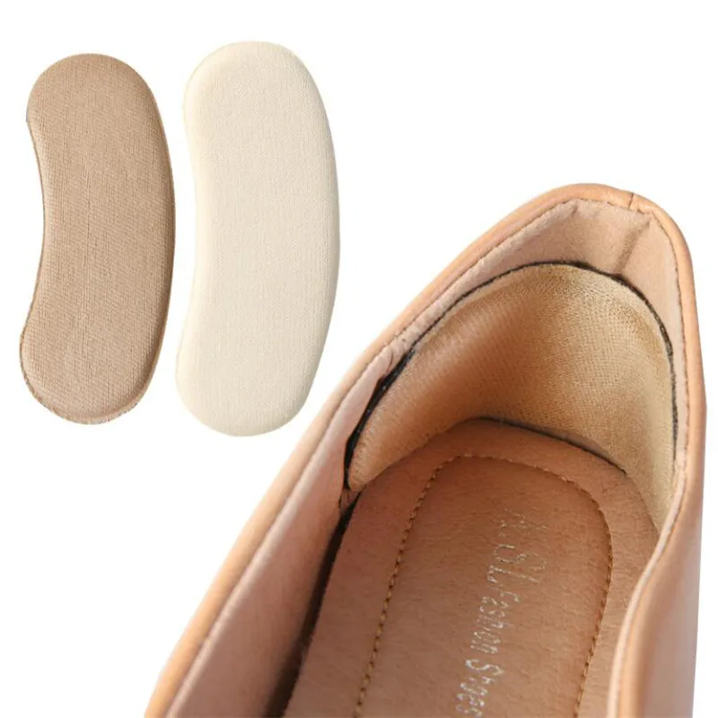 

1Pair 3 Colors Elastic Heel Liner Sticky Sponge Inserts Soft Heel Protector Pad Cushions For Shoes Inserts Insole High Heels