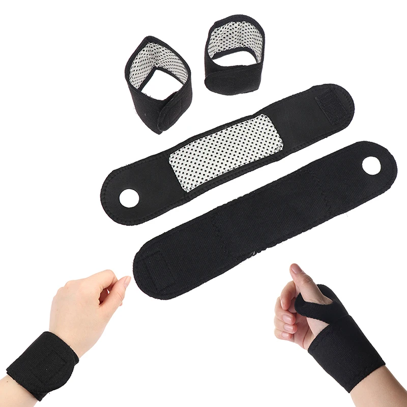 

2PCS Braces Belt Wrist Brace Arthritis Pain Relief Tourmaline Self-Heating