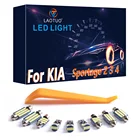 100% Canbus без ошибок для Kia Sportage 2 3 4 2005-2020 Автомобильный светодиодный внутренний купол багажника номерной знак свет автомобисветильник
