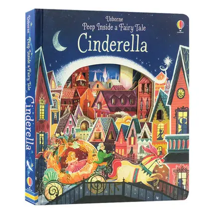 

Usborne Peep Inside A Fairy Tale - Cinderella English Story Book for Kids