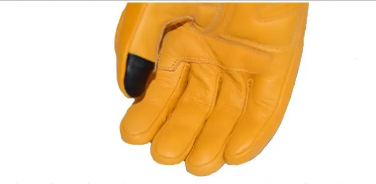 

Riding gloves, men's motorcycles Gloves, sheepskin, retro four season racing, motorcycle riders, anti falling touch screen glove