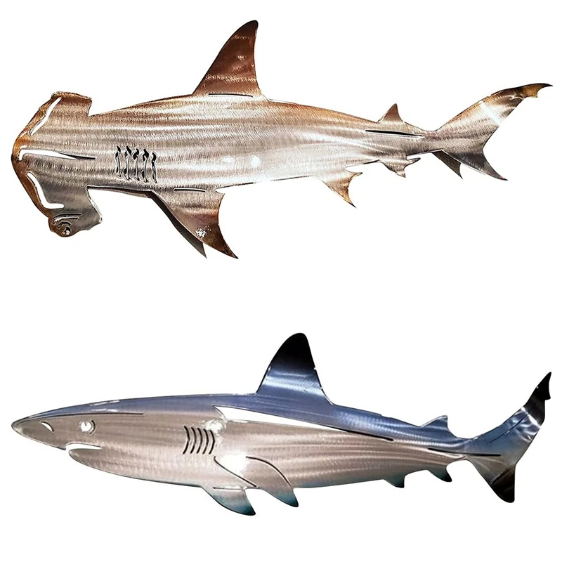 

2 шт., декоративные настенные украшения «Акула»