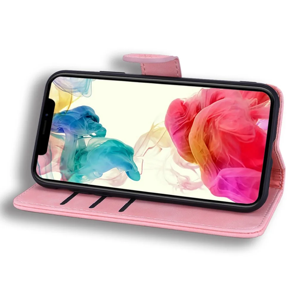 Чехол-бумажник из искусственной кожи для iPhone 11 Pro Max 6 6S 7 8 Plus X XS Max XR откидная крышка чехол для iPhone 5 5S SE 6 Plus чехол-подставка