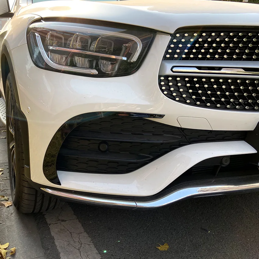 Harga 2021 Cocok Untuk Benz Mercedes Glc Glc260 300 2020 + Amg Pisau Udara Bar Depan Dekorasi Eksterior Mobil