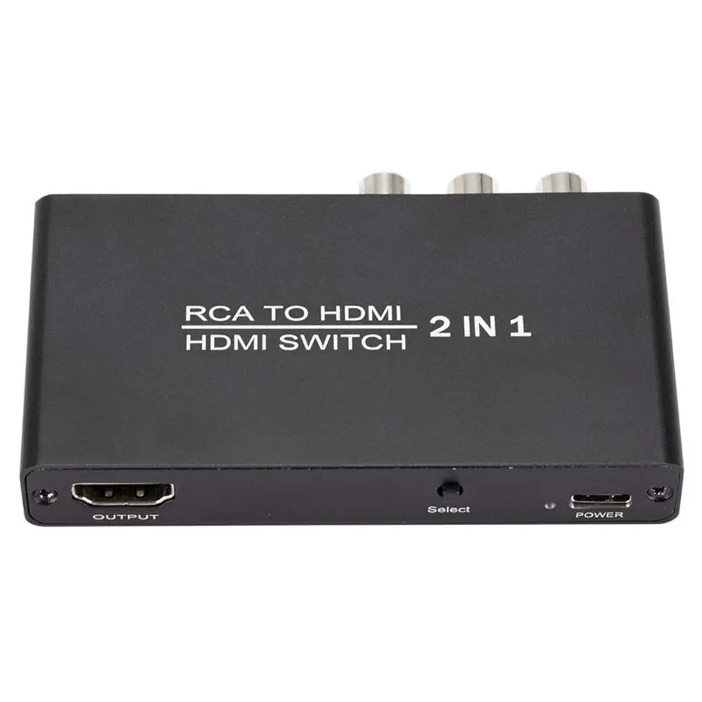 Преобразователь RCA в HDMI переключатель и 3 1 порт 2 порта селектор портов Sup s 4K -