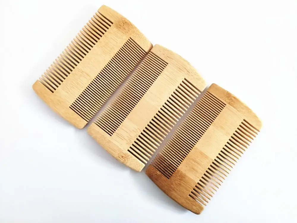 Расческа для бороды Мужская 1 шт. из бамбукового дерева | Красота и здоровье