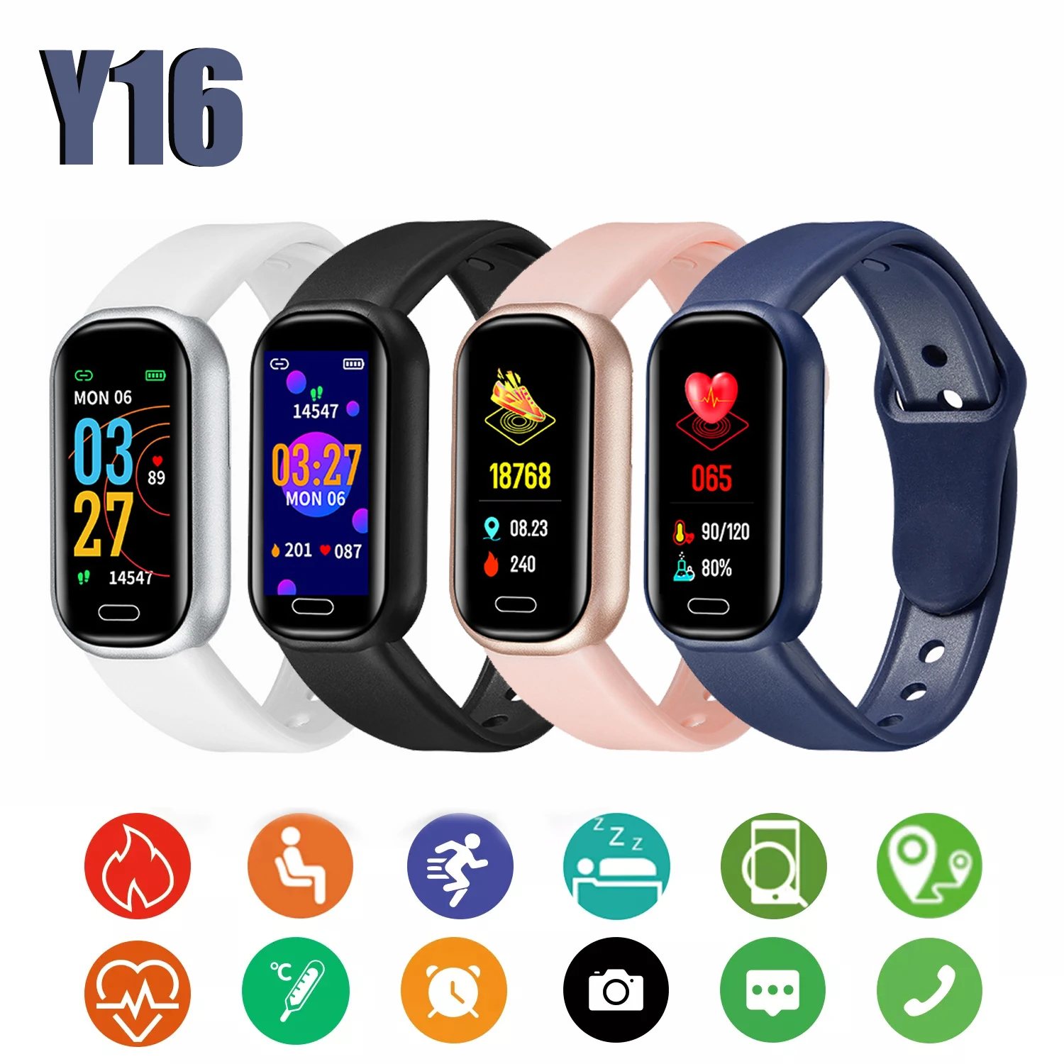 

Smart Watch With Bluetooth Call Heart Rate Monitor Health Activity Tracker Fitness Waterproof Digital Wristwatch for iOS Android