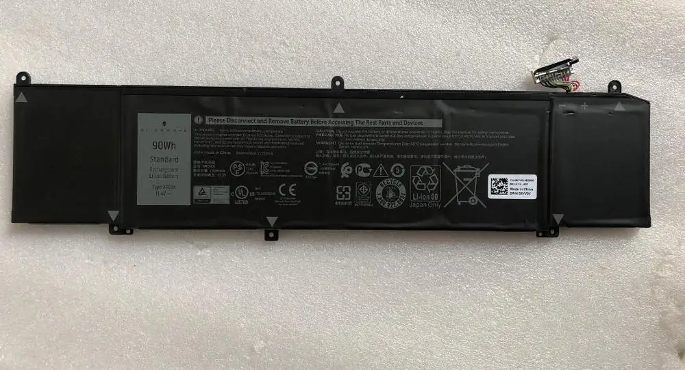 Новая Подлинная батарея для Dell G7 7590 7588 7790 Alienware 15 M17 XRGXX 11 4 V 90WH | Компьютеры и офис