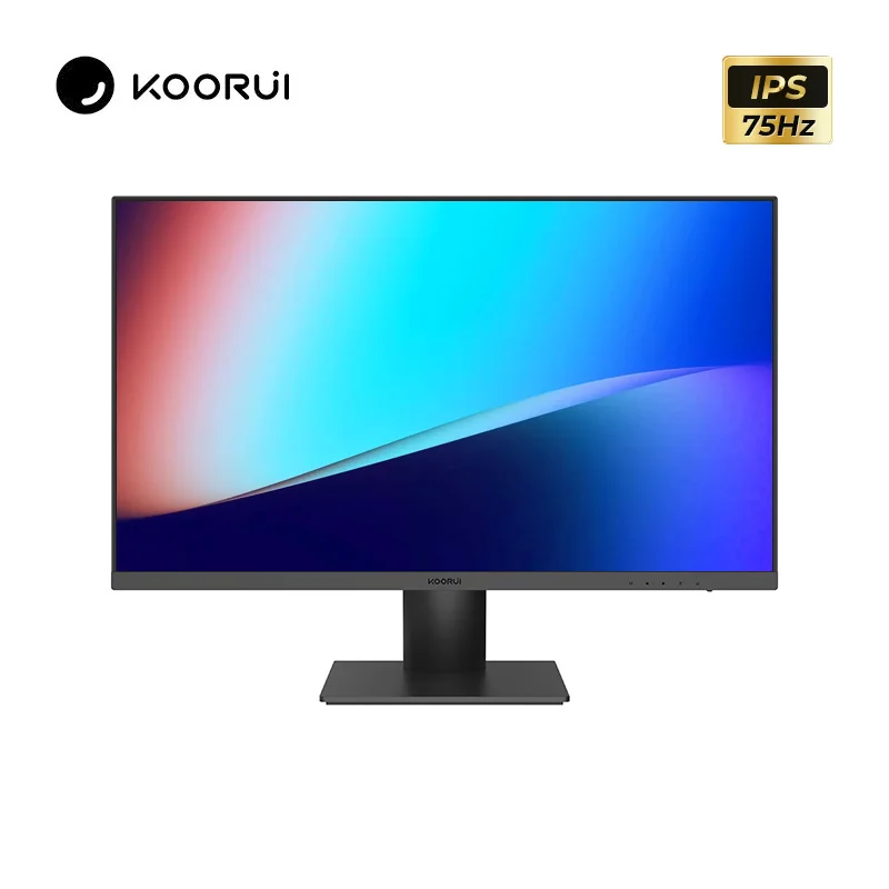 

KOORUI Monitor 23.8 Inch HD IPS Display 75Hz Low Blue Light Narrow Bezel Support Wall-mounted HDMI Home Office Desktop Computer