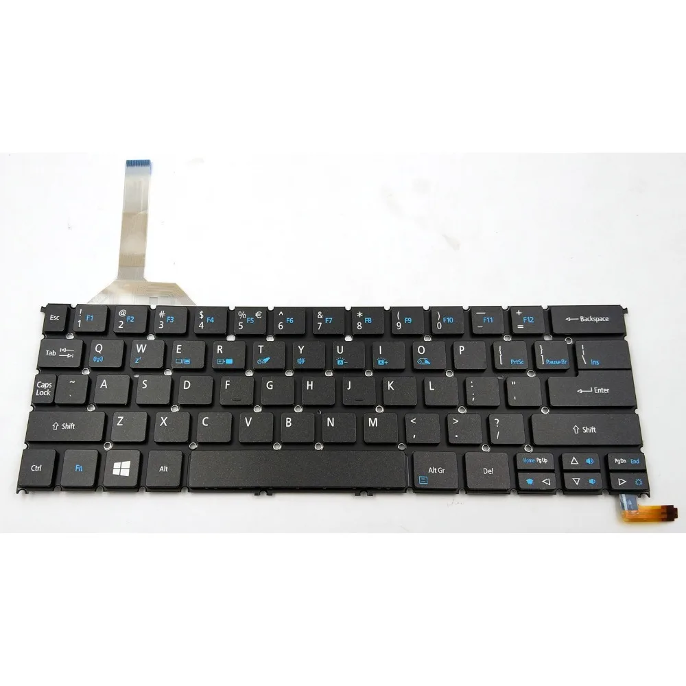 

Новая клавиатура для ноутбука US для Acer Aspire R13 R7-371 R7-371T Series AEZS8R00020 NK.I1213.024 с подсветкой