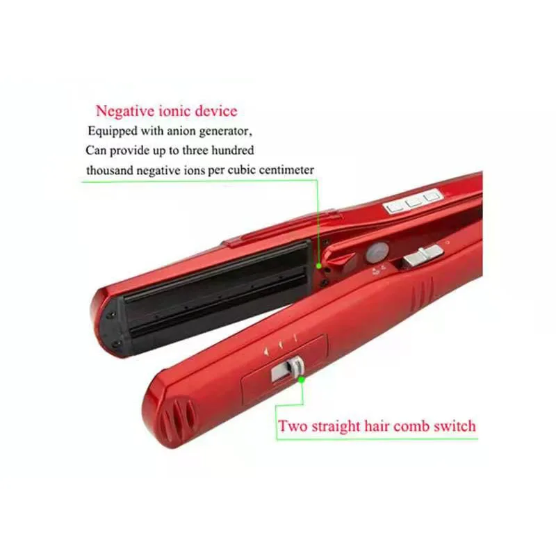 Паровой выпрямитель для волос керамический утюжок с инфракрасным подогревом