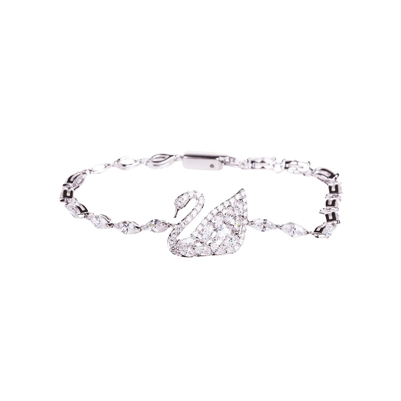 Silver5379947 Подлинный и абсолютно браслет Swarovski Duo Evil Eye - Окраска металла: Silver5379947