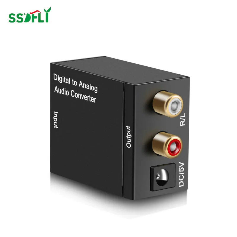 Оптический коаксиальный Toslink цифро-аналоговый аудио конвертер адаптер RCA L/R 3 5 мм