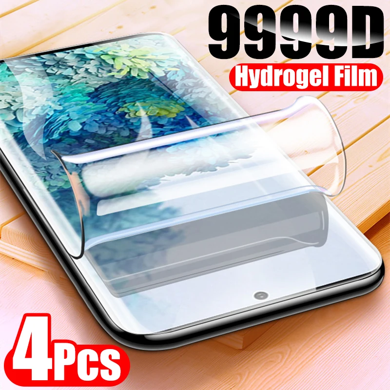 Гидрогелевая пленка для Samsung Galaxy S8 S9 S10 Plus E S20 FE S21 Ultra 4 шт.|Защитные стёкла и плёнки