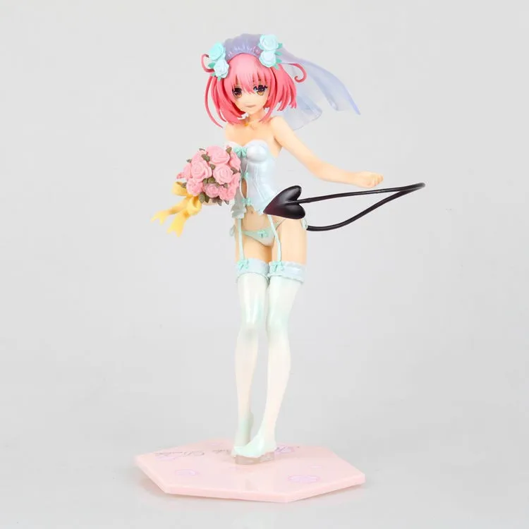 Аниме To love ru Momo Velia Deviluke свадебное платье Ver ПВХ фигурка Коллекционная модель