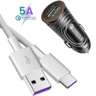 Кабель Micro USB 5A Type C для телефона Motorola Moto E5 G4 G5 G5S G6 Z G7 Play E6 Plus QC 3,0, автомобильное быстрое зарядное устройство, usb-адаптер