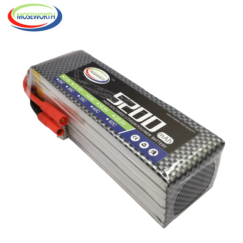 RC Toys LiPo Battery 5S 18.5V 5200mAh 30C For Quadcopter Drone Helicopter Airplane Car Batteries 5.2Ah |