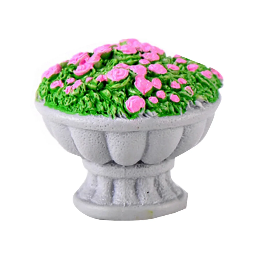 Миниатюры с мелким цветочным рисунком кровать дорожного конуса дерево алтарь