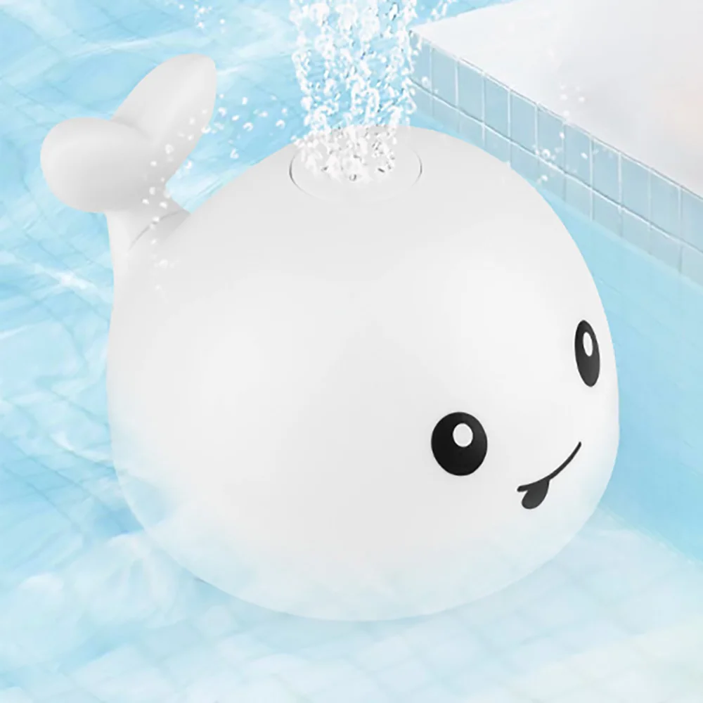 Игрушки для душа водяной спрей игрушка ванны Кит светодиодный светильник водный