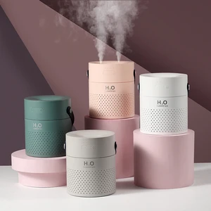 1.1L большой Ёмкость увлажнитель воздуха двойной спрей 4000 мАч, USB, Перезаряжаемые Беспроводной ультразвуковой Отражетель ароматности Цвет светильник фоггер