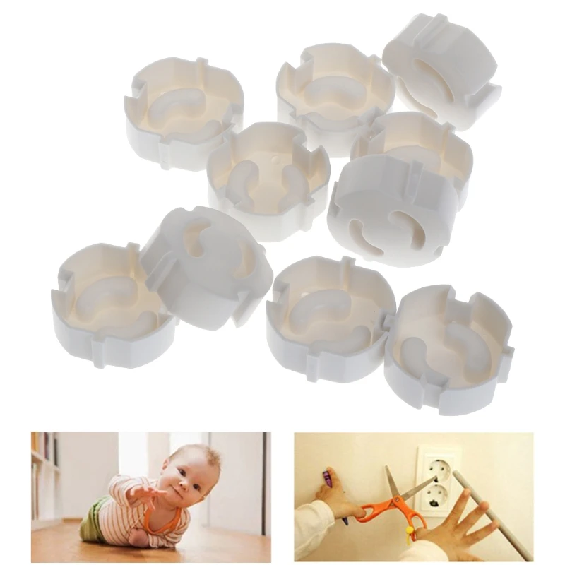 

10Pcs/Lot French Standard Baby Safety Plug Socket Protective Cover Children Care