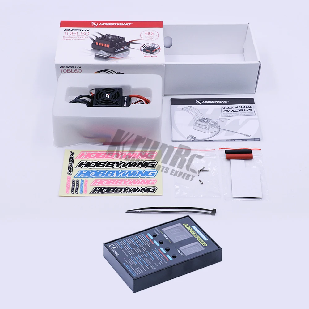HobbyWing QuicRun WP 10BL60 бесщеточный водонепроницаемый 60A ESC для 1/10 RC автомобиля багги