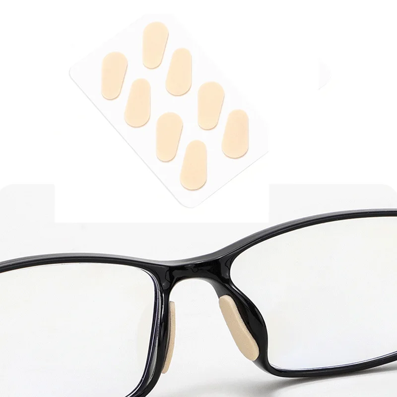 

4 Pairs EVA Soft Sponge Glasses Nose Pad Comfortable Anti-indentation Non-slip Glasses Nose Pad Sticker Accessories