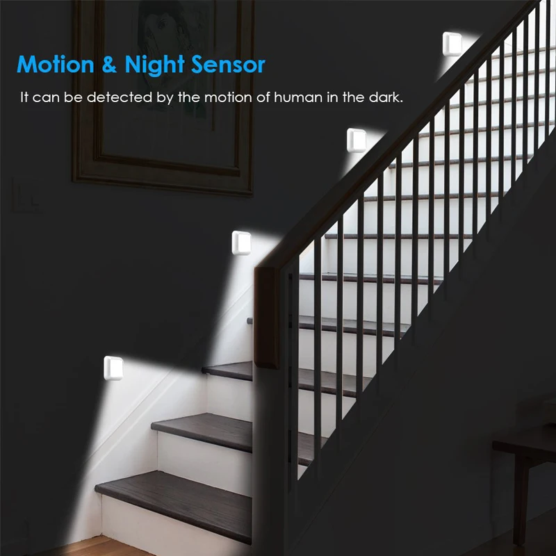 Инфракрасный датчик движения DONWEI светодиодный ночсветильник с беспроводным