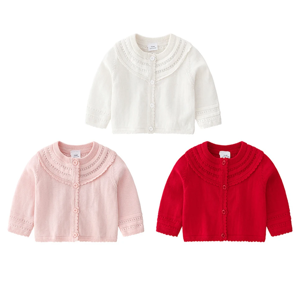 Autumn Winter Cotton Sweater Top Baby Children's Clothing Boys Girls Knitted Cardigan Kids Tops Outfit Wear Costumes |