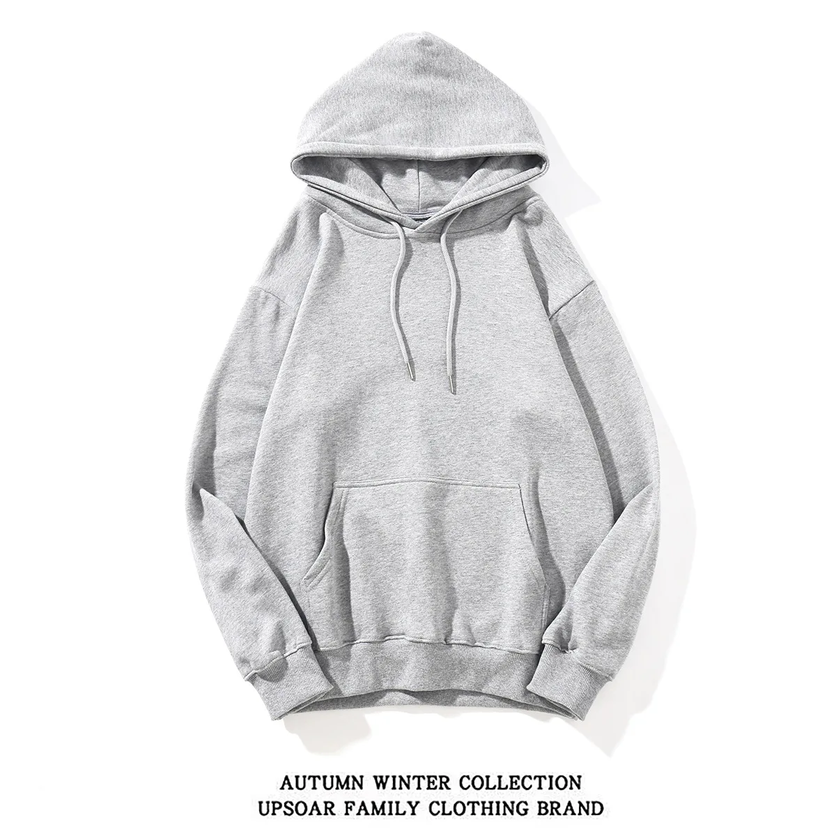 

Pure Cotton Top Hoodie Women 2021 Hip-hop Street Pullover Sweater Hoodie Ladies Pure Color Men And Women Super Dalian Hoodie
