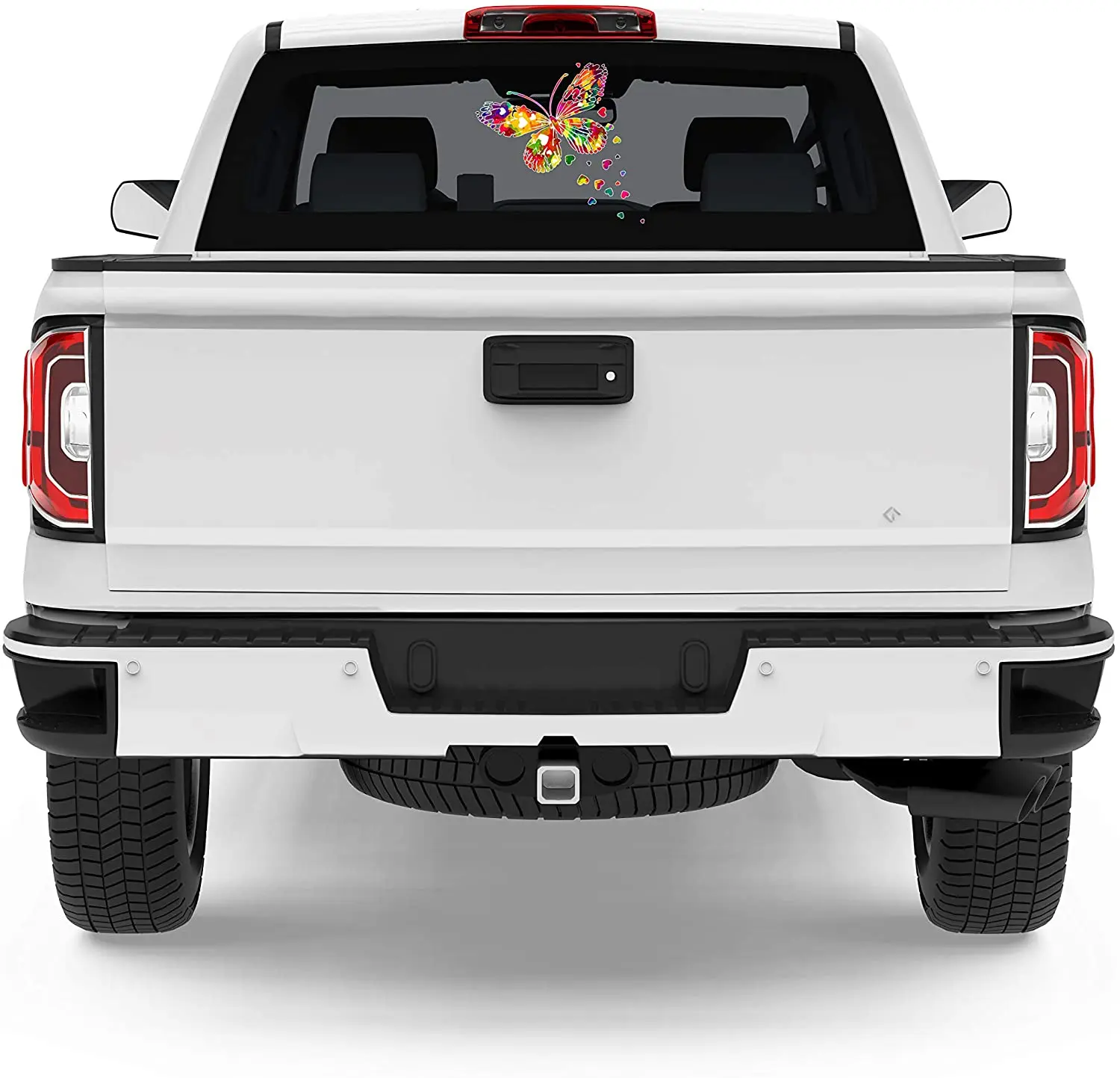 

Butterfly colorful sticker die cutting color graphics cute Decal Car Truck SUV waterproof