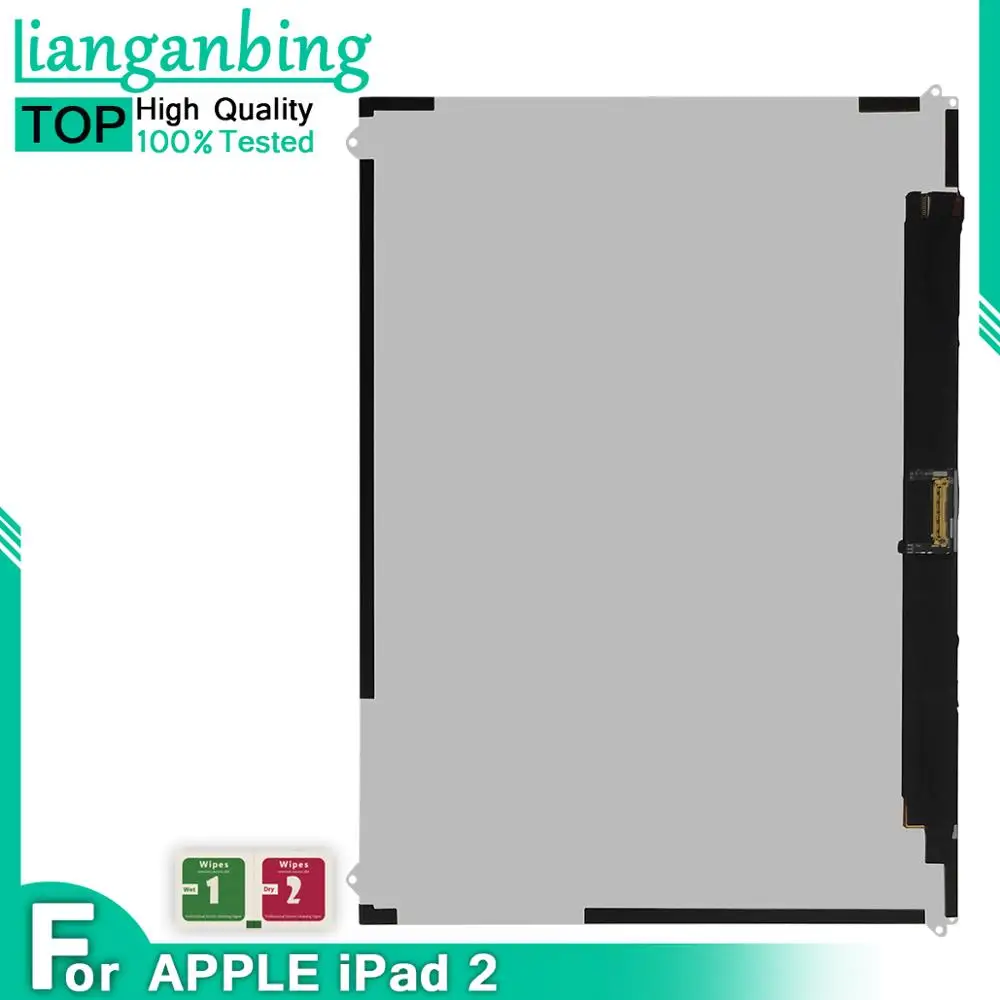 Buy NEW 9.7" LCD For iPad 2 iPad2 2nd A1395 A1397 A1396 Tablet Display Without Touch Digitizer Assemble Replacement Parts on