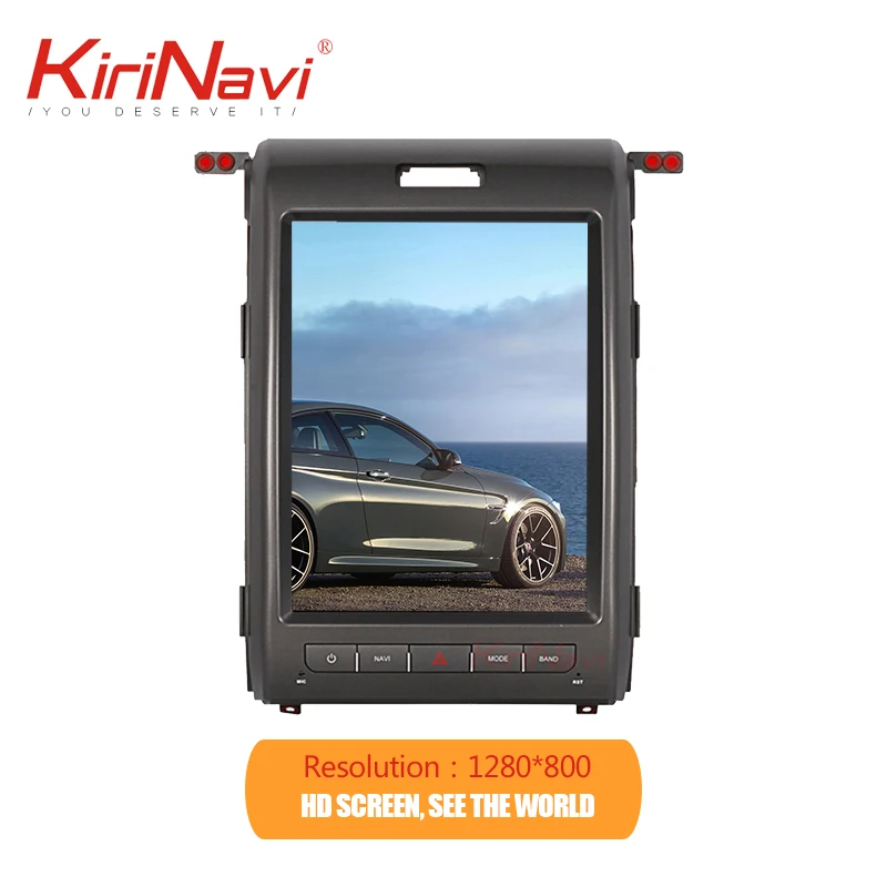 KiriNavi вертикальный экран Tesla style 12," Android 8,1 автомобильный Радио gps навигация для Ford F150 автомобильный Dvd мультимедиа 4G 2009-2013
