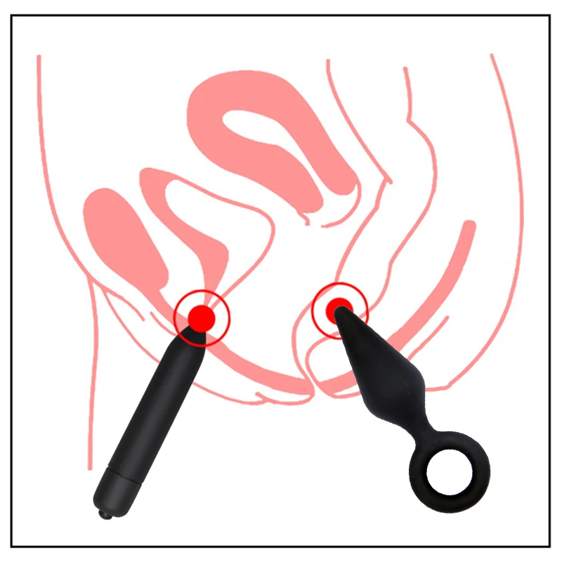 Силиконовые анальные интимные игрушки для женщин и мужчин мини 10 скоростей