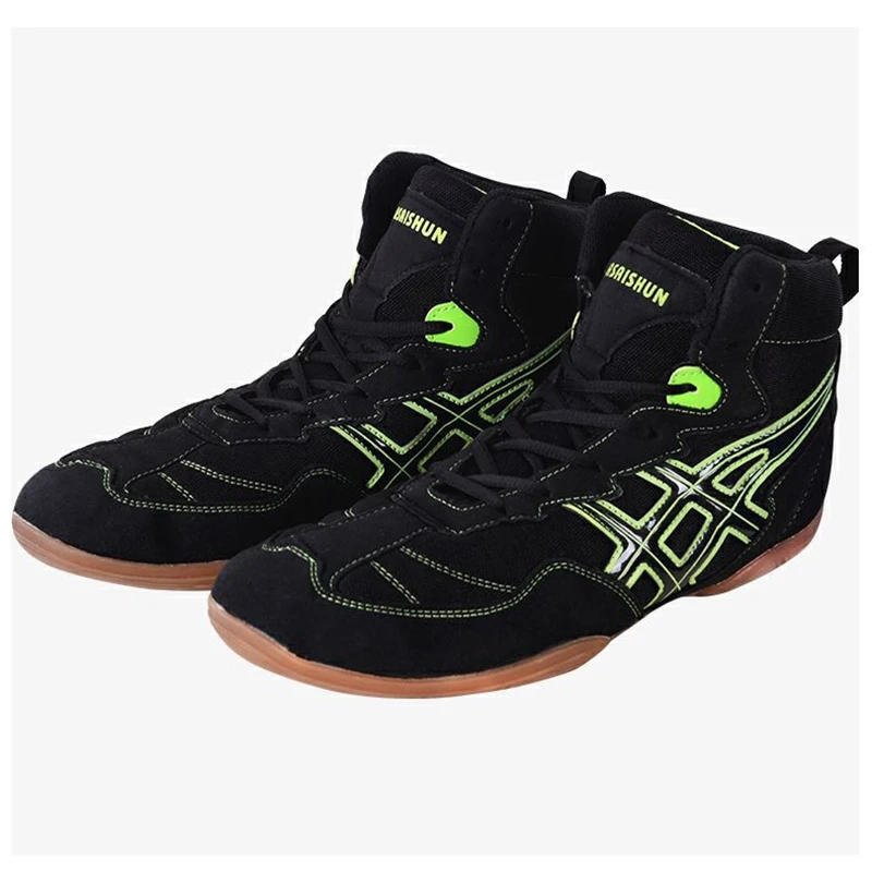 Men Women Kids Professional Boxing Wrestling Fighting Shoes Big Size 36-47 Unisex Authentic Anti Slip Sneakers | Спорт и развлечения