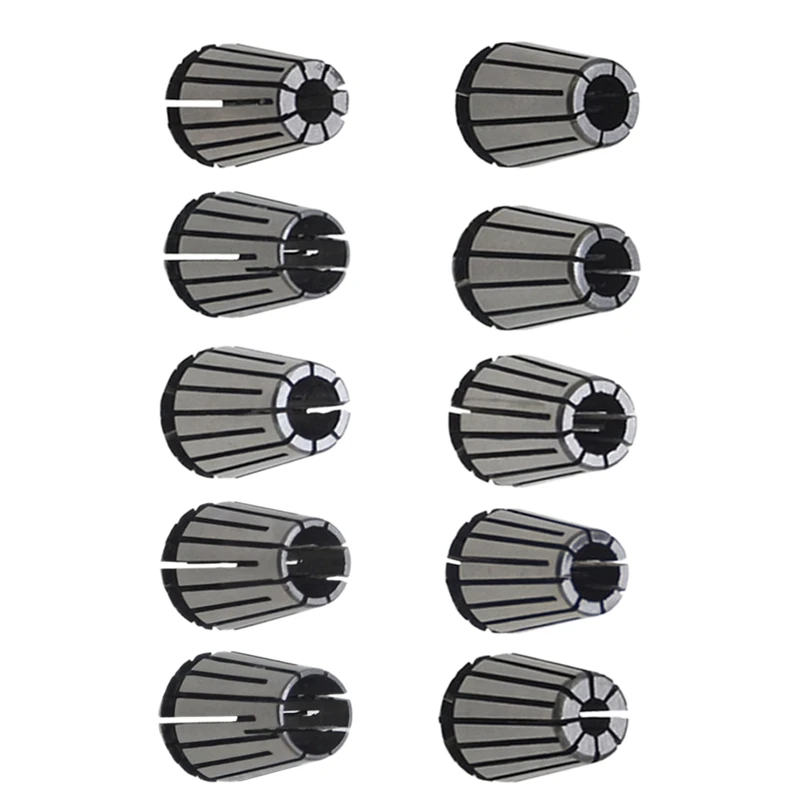 

10Pcs Spring Collet Set for CNC Engraving Milling Lathe Tool 1.0mm-10.0mm