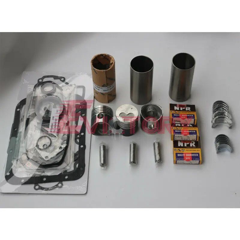 

For Mitsubishi K3B ENGINE rebuild kit Piston + ring liner gasket bearing valve