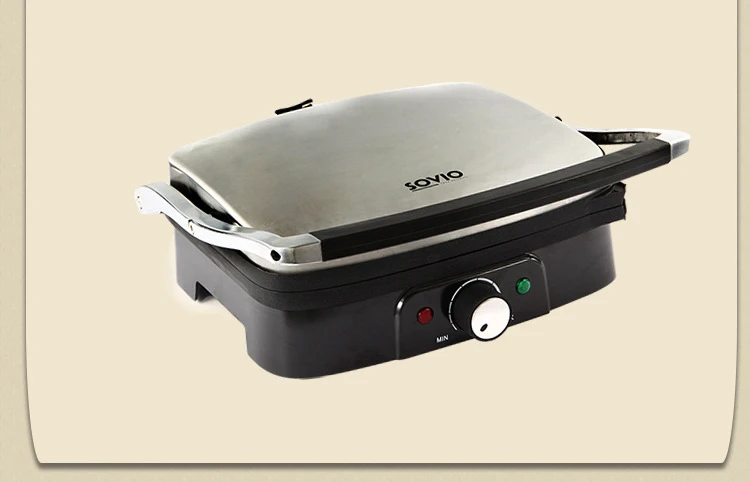 Бездымный антипригарный гриль для барбекю машина приготовления сосисок сэндвич