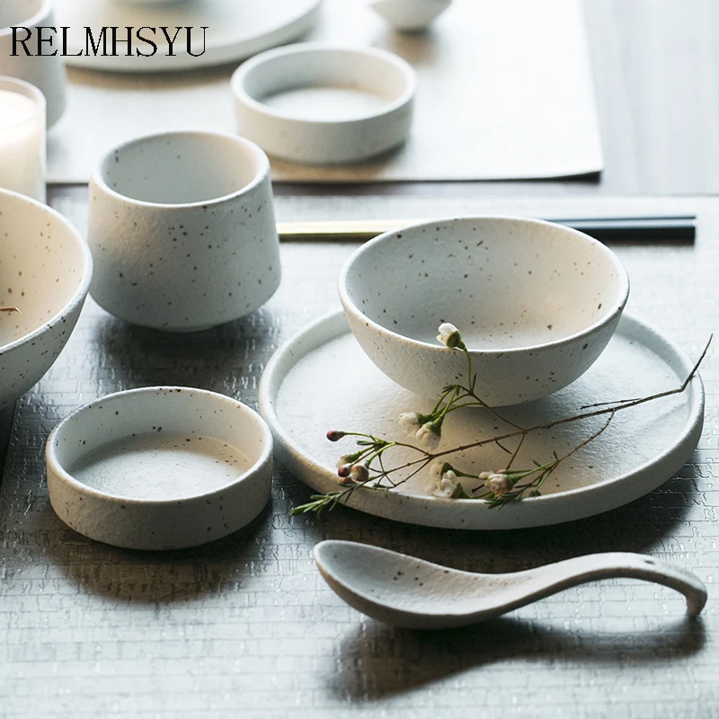 1 шт. RELMHSYU японский Стиль Керамика тарелка маленькая домашние туфли на плоской