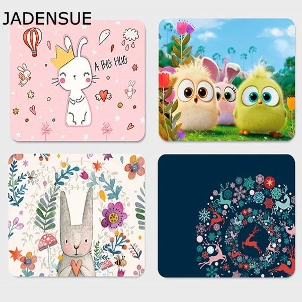 

Computer Mouse Padding Rubber thickening Cartoon round animal mouse pad 20CM thickness 3mm for MacBook huawei Lenovo xiaomi