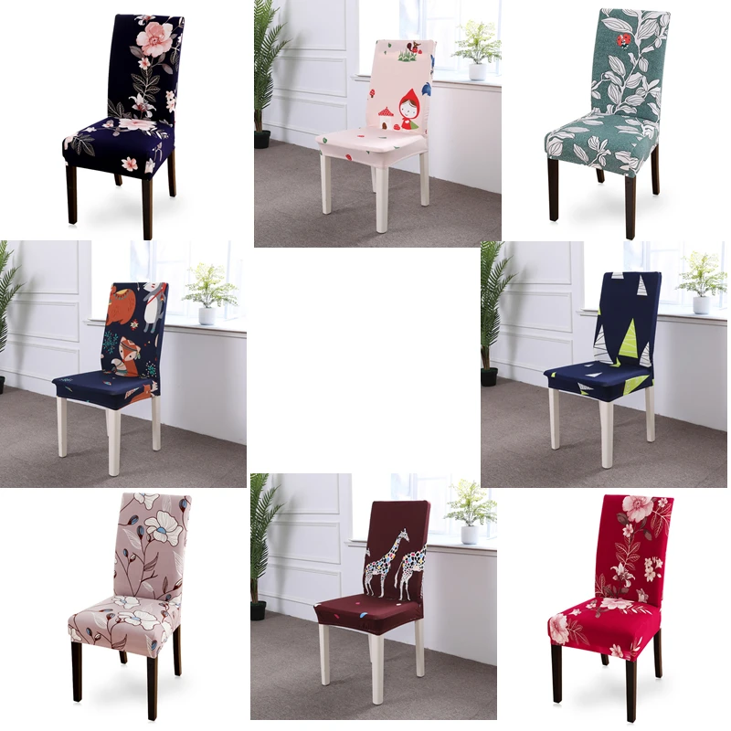 Чехол для кресла спандекс Кухня Съемный Анти грязный сиденья банкета свадьбы
