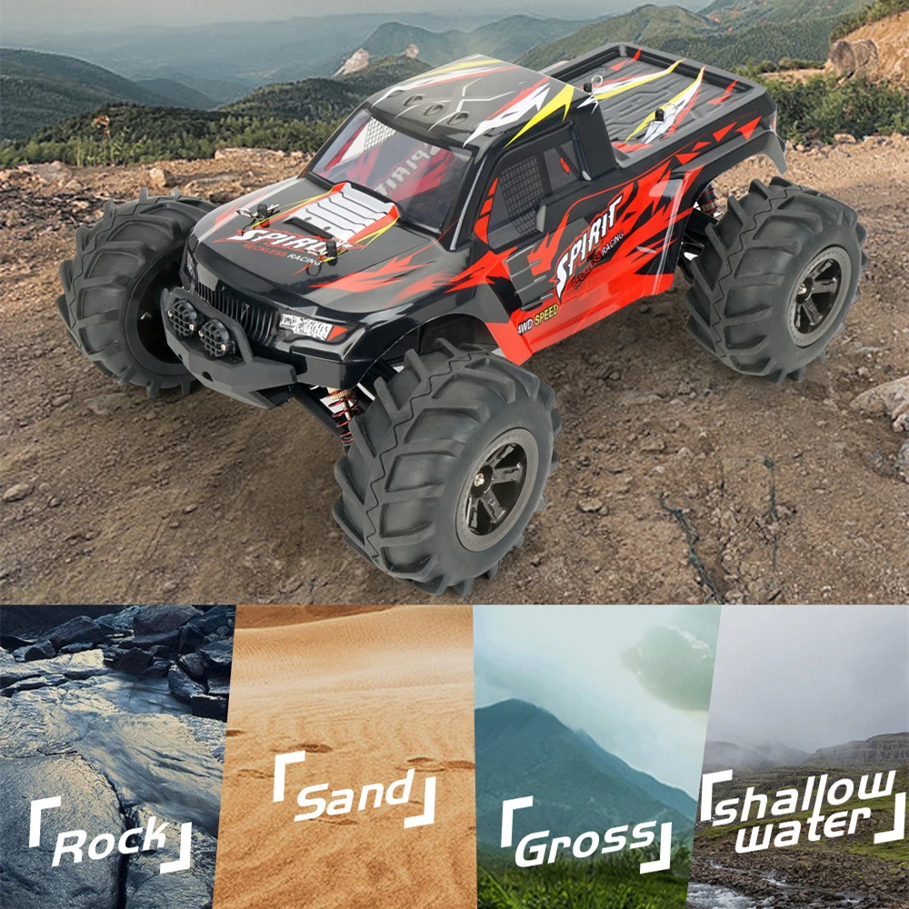 50 км/ч высокоскоростной 4WD радиоуправляемый внедорожник 1:12 большой 45 градусов