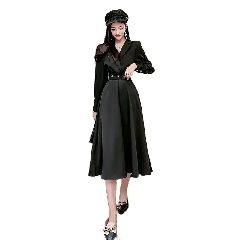 

Темпераментное и элегантное платье, новинка сезона осень-зима 2021, облегающее длинное платье с поясом, модная женская одежда