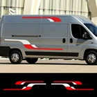 4 шт., виниловые наклейки на дверь автомобиля, для Citroen Relay Jumper Fiat Ducato Peugeot Boxer