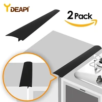 ydeapi 2pcs kitchen silicone stove counter gap cover heat resistant mat oil dust water seal easy clean spills between counter