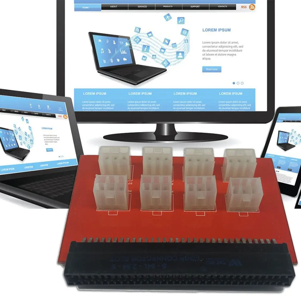 

Новинка, 1200 Вт, графическая карта для майнинга, адаптер питания, карта для майнинга, мощность майнинга, адаптер для графической карты