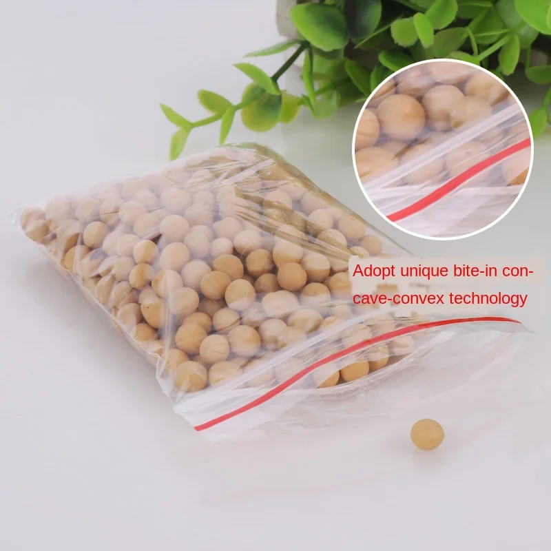 Маленький прозрачный пластиковый пакет с застежкой молнией упаковочный толщина