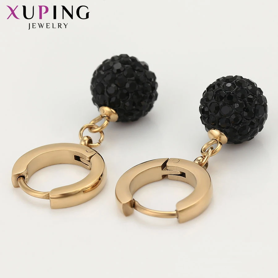 Xuping новые серьги-кольца для женщин из нержавеющей стали стильные персонализированные украшения вечерние семейные подарки на день рождения S192-99723