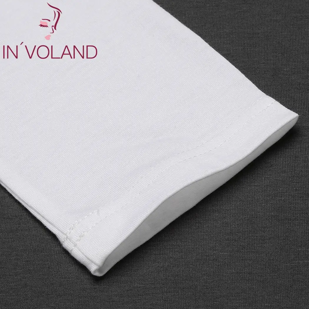 Женская Повседневная футболка с v-образным вырезом и длинным рукавом из кусков