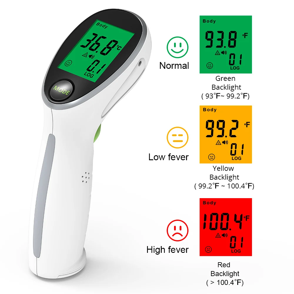 Детский цифровой портативный термометр инфракрасный температурный Пистолет
